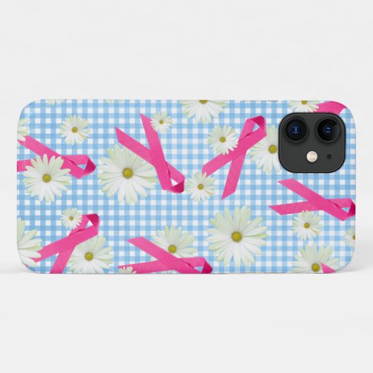 Brustkrebs-Bewusstsein rosa Band Case-Mate iPhone Hülle (Rückseite (Horizontal))