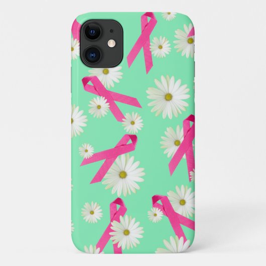 Brustkrebs-Bewusstsein rosa Band Case-Mate iPhone Hülle (Rückseite)