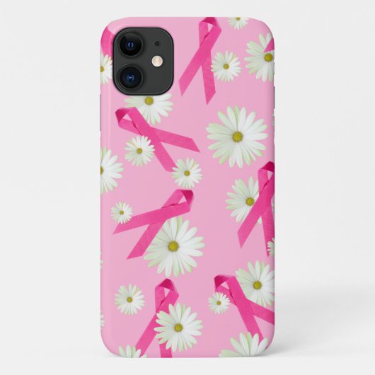 Brustkrebs-Bewusstsein rosa Band Case-Mate iPhone Hülle (Rückseite)