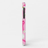 Brustkrebs-Bewusstsein rosa Band Case-Mate iPhone Hülle (Hinten/Links)