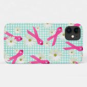 Brustkrebs-Bewusstsein rosa Band Case-Mate iPhone Hülle (Rückseite (Horizontal))