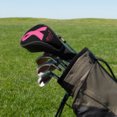Brustkrebs-Bewusstsein Rosa Band Golf Headcover (In SItu)