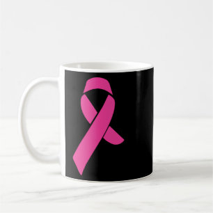 Brustkrebs Bewusstsein rosa Band I Tragen rosa Kaffeetasse