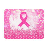 Brustkrebs-Bewusstsein Rosa Band Magnet (Horizontal)