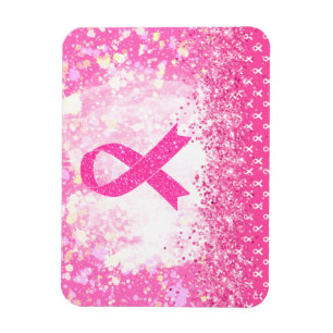 Brustkrebs-Bewusstsein Rosa Band Magnet