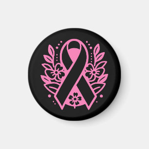 Brustkrebs-Bewusstsein Rosa Band Magnet