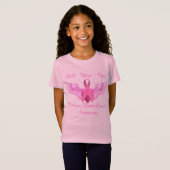 Brustkrebs-Bewusstsein, rosa Band_ T-Shirt (Vorne ganz)