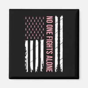 Brustkrebs-Bewusstsein Rosa Band USA Amerikanisch  Magnet