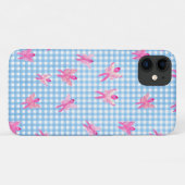 Brustkrebs-Bewusstsein rosa Bandschmetterling Case-Mate iPhone Hülle (Rückseite (Horizontal))
