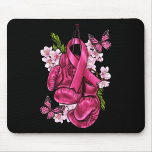 Brustkrebs Bewusstsein rosa Boxhandschuhe Rosa Ri Mousepad