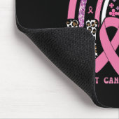 Brustkrebs-Bewusstsein rosa Halbmonatsunterstützun Mousepad (Ecke)
