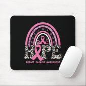 Brustkrebs-Bewusstsein rosa Halbmonatsunterstützun Mousepad (Mit Mouse)