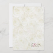 Brustkrebs Bewusstsein rosa Herzrhythmus Boho Einladung (Rückseite)