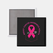 Brustkrebs-Bewusstsein rosa Multifunktionsleisten Magnet (Vorderseite/Rückseite)