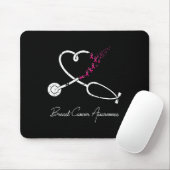Brustkrebs Bewusstsein rosa Ribbon Stethoskop Er Mousepad (Mit Mouse)