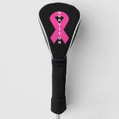 Brustkrebs Bewusstsein rosa Ribbon Survivor Golf Headcover (Vorderseite)