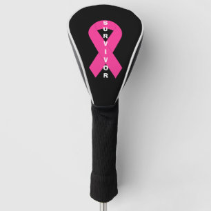 Brustkrebs Bewusstsein rosa Ribbon Survivor Golf Headcover