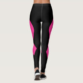 Brustkrebs Bewusstsein rosa Ribbon Survivor Leggings (Rückseite)