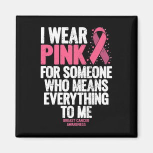 Brustkrebs Bewusstsein rosa Ribbons im Oktober Wir Magnet