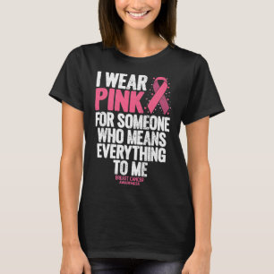 Brustkrebs Bewusstsein rosa Ribbons im Oktober Wir T-Shirt