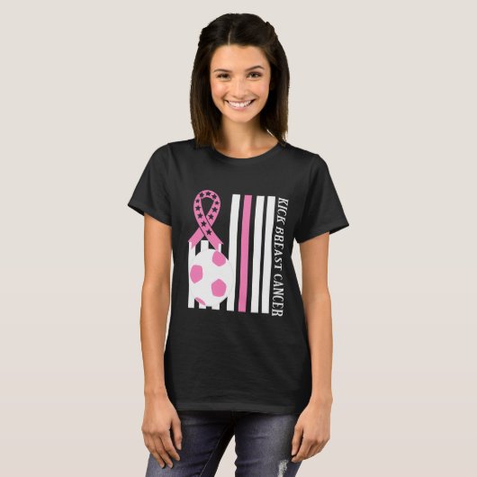 Brustkrebs Bewusstsein rosa T - Shirt (Vorne ganz)