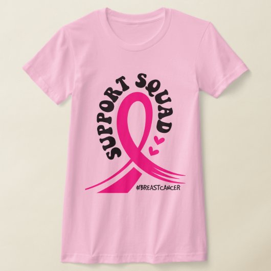 Brustkrebs Bewusstsein rosa T - Shirt (Ablage )