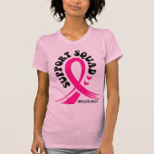 Brustkrebs Bewusstsein rosa T - Shirt (Vorderseite)