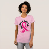 Brustkrebs Bewusstsein rosa T - Shirt (Vorne ganz)