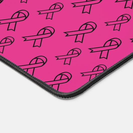 Brustkrebs-Bewusstsein Schreibtischunterlage (Ecke)