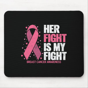 Brustkrebs Bewusstsein Shirts Ihr Kampf Brust Ca Mousepad