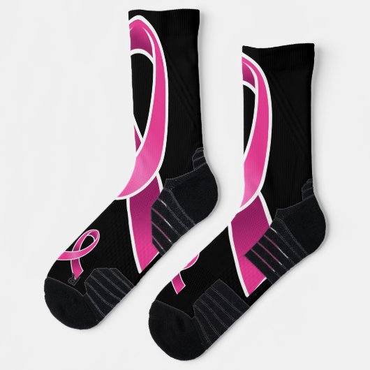 Brustkrebs-Bewusstsein Socken (Links)