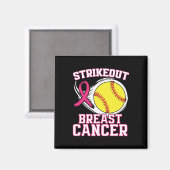 Brustkrebs-Bewusstsein - Softbyll hebt Rosa hervor Magnet (Vorderseite/Rückseite)