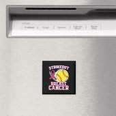 Brustkrebs-Bewusstsein - Softbyll hebt Rosa hervor Magnet (In Situ (Geschirrspüler))