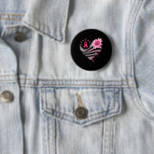 Brustkrebs-Bewusstsein Sonnenblume Glaube Bling Bl Button (Beispiel)