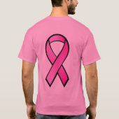 Brustkrebs-Bewusstsein T-Shirt (Rückseite)