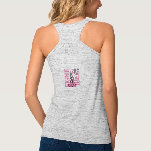 Brustkrebs-Bewusstsein Tank Top (Rückseite)