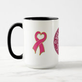Brustkrebs-Bewusstsein Tasse (Links)