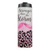 Brustkrebs-Bewusstsein Thermal Tumbler Thermosbecher (Vorderseite)