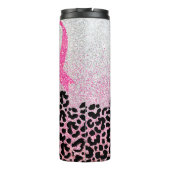 Brustkrebs-Bewusstsein Thermal Tumbler Thermosbecher (Rückseite)