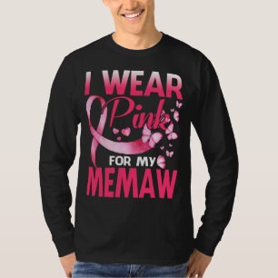 Brustkrebs-Bewusstsein trage ich rosa für mein MEM T-Shirt