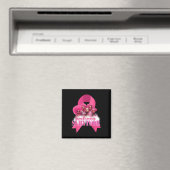 Brustkrebs-Bewusstsein Überlebende Schwarze Frauen Magnet (In Situ (Geschirrspüler))