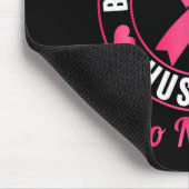 Brustkrebs-Bewusstsein Unterstützer Ehemann nicht  Mousepad (Ecke)
