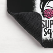 Brustkrebs-Bewusstsein Unterstützung-squad Messy B Mousepad (Ecke)