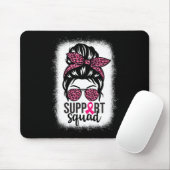 Brustkrebs-Bewusstsein Unterstützung-squad Messy B Mousepad (Mit Mouse)