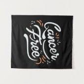 Brustkrebs-Bewusstsein Wandteppich (Vorderseite (Horizontal))