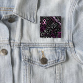 Brustkrebs-Bewusstsein Word Cloud-ID261 Button (Beispiel)