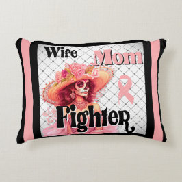 Brustkrebs Bewusstsein Zucker Schädel Dekokissen