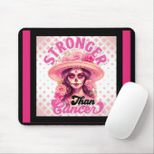Brustkrebs Bewusstsein Zucker Schädel Mousepad (Mit Mouse)