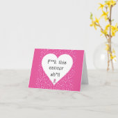 Brustkrebs-Bewusstseins-Anmerkungs-Karte, Karte (Gelbe Blume)