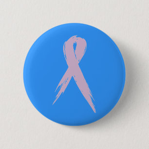Brustkrebs-Bewusstseins-Button Button
